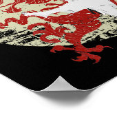 Kenpo Karate Dragon Symbool Poster (Hoek)