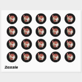 Kenpo Karate Dragon Symbool Ronde Sticker (Vel)