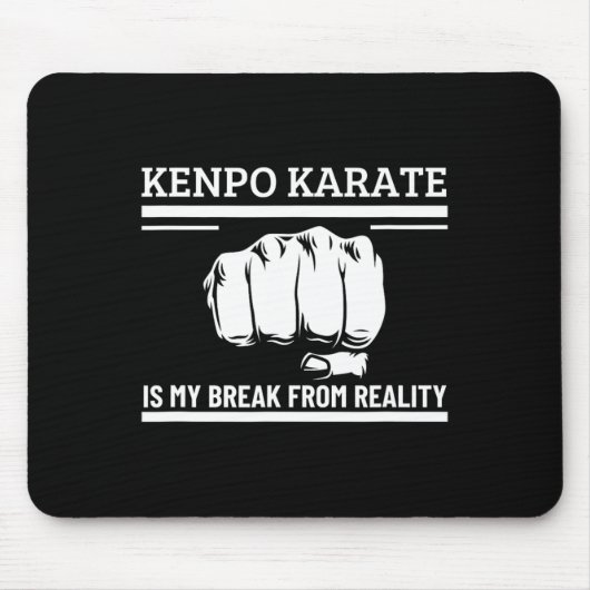 Kenpo Karate is mijn breuk met de realiteit Grappi Muismat (Voorkant)