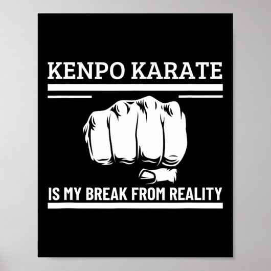 Kenpo Karate is mijn breuk met de realiteit Grappi Poster (Voorkant)