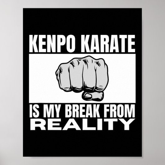 Kenpo Karate is mijn breuk met de realiteit Grappi Poster (Voorkant)