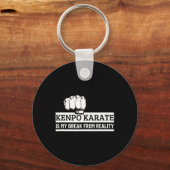 Kenpo Karate is mijn breuk met de realiteit Grappi Sleutelhanger (Voorkant)