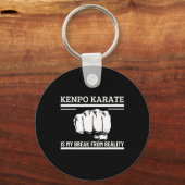 Kenpo Karate is mijn breuk met de realiteit Grappi Sleutelhanger (Voorkant)