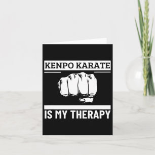 Kenpo Karate is mijn therapie grappige Amerikaanse Kaart