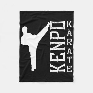 Kenpo Karate Japan Defence Fighter Coach Martial A Fleece Deken