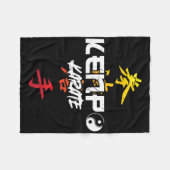 Kenpo Karate Karate Fleece Deken (Voorkant (Horizontaal))
