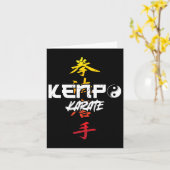 Kenpo Karate Karate Kaart (Gele Bloem)