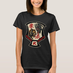 Kenpo Karate Martial Art Zelfverdediging Tiger Dra T-shirt