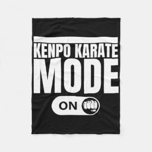 Kenpo Karate Mode voor Funny American Kenpo 1 Fleece Deken
