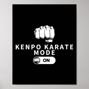 Kenpo Karate Mode voor Funny American Kenpo Poster