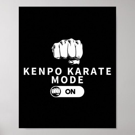 Kenpo Karate Mode voor Funny American Kenpo Poster (Voorkant)
