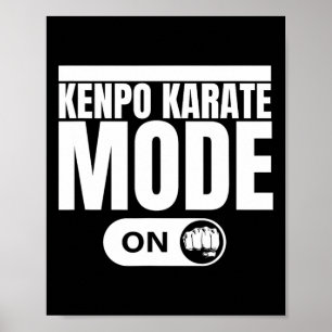 Kenpo Karate Modus Aan Funny American Kenpo 1 Poster