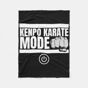 Kenpo Karate Modus Aan Grappige Amerikaanse Kenpo Fleece Deken