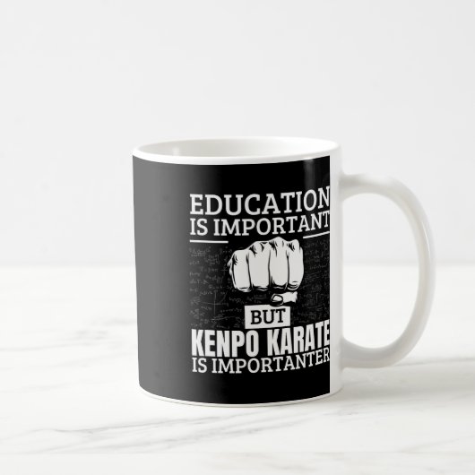Kenpo Karate Onderwijs Is Belangrijk Grappig Ameri Koffiemok (Rechts)