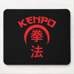 Kenpo Karate Ontwerp Japanse Lettering Martial Art Muismat