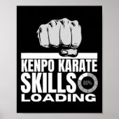 Kenpo Karate Skills Loading Funny American Kenpo 2 Poster (Voorkant)