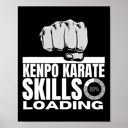 Kenpo Karate Skills Loading Funny American Kenpo 2 Poster (Voorkant)