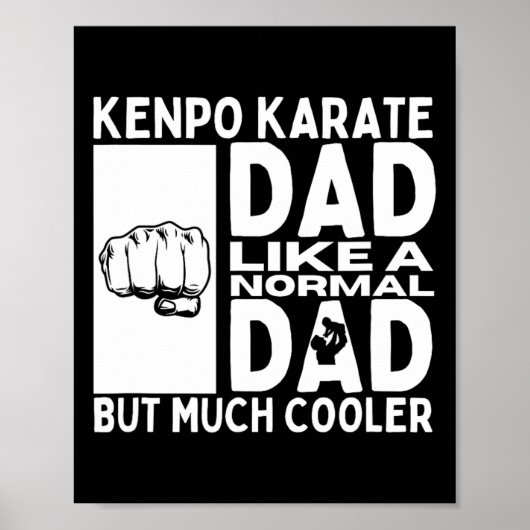 Kenpo Karate Vader Quote Grappige Amerikaanse Kenp Poster (Voorkant)