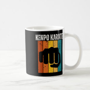 Kenpo Karate Vintage Retro 70s Ontwerp Grappig Ame Koffiemok