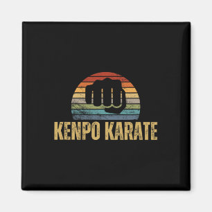 Kenpo Karate Vintage Retro 70s Ontwerp Grappig Ame Magneet