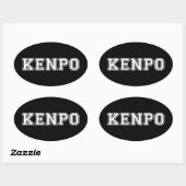Kenpo Ovale Sticker (Vel)
