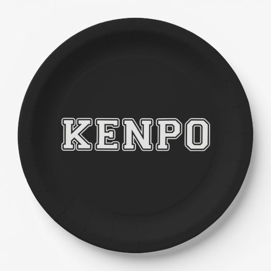 Kenpo Papieren Bordje (Voorkant)