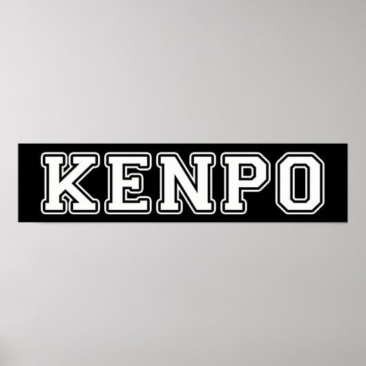 Kenpo Poster (Voorkant)