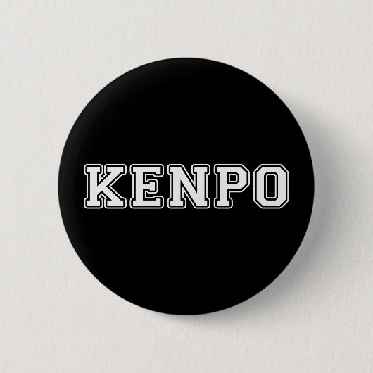 Kenpo Ronde Button 5,7 Cm (Voorkant)