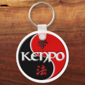 Kenpo Yin Yang Sleutelhanger (Voorkant)