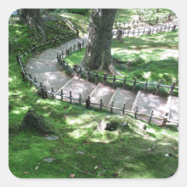 Kenrokuen Garden: Kanazawa, Japan Vierkante Sticker