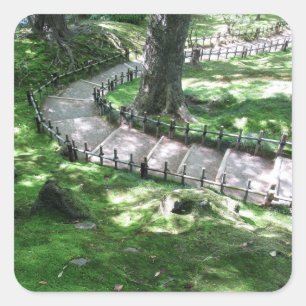 Kenrokuen Garden: Kanazawa, Japan Vierkante Sticker