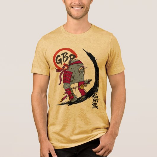 Kensei Bear II Tri-Blend Shirt (Voorkant)