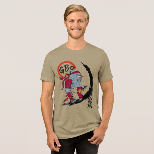 Kensei Bear IV Tri-Blend Shirt (Voorkant volledig)