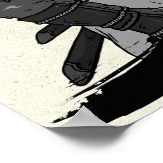 Kensei Bear Scroll II Poster (Hoek)