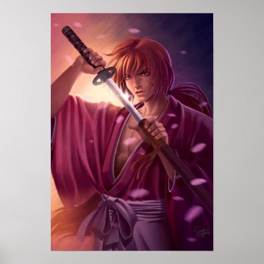 Kenshin Himura Poster (Voorkant)