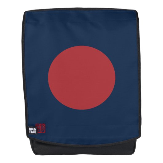 Kenshin Uesugi's Uma-jirushi Rugtassen (Voorkant)