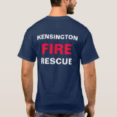 KENSINGTON, BRAND EN RESCUE T-SHIRT (Achterkant)