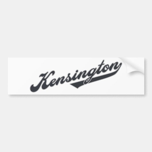 Kensington Bumpersticker (Voorkant)