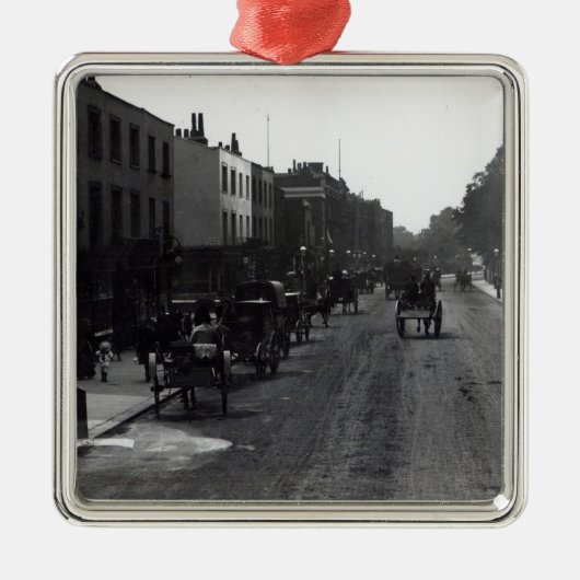 Kensington High Street, Londen Metalen Ornament (Voorkant)