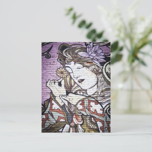 Kensington Market Street Art / Graffiti Briefkaart (Staand voorkant)