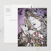 Kensington Market Street Art / Graffiti Briefkaart (Voorkant / Achterkant)