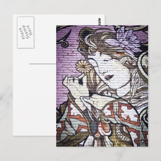 Kensington Market Street Art / Graffiti Briefkaart (Voorkant / Achterkant)