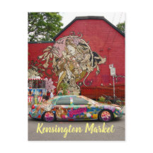 Kensington Market Toronto Canada Postcard
