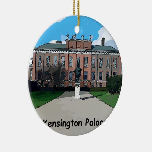 Kensington Palace Keramisch Ornament (Rechts)