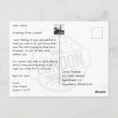 Kensington Palace Londen Engeland Briefkaart (Achterkant)