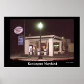 Kensington-servicestation Poster (Voorkant)