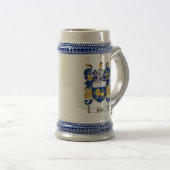 Kent Coat of Arms Stein / Kent Family Crest Stein Bierpul (Voorkant rechts)