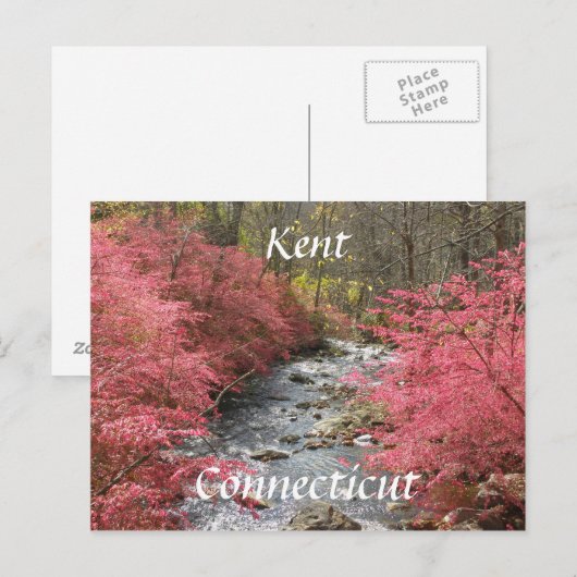 Kent, Connecticut Briefkaart (Voorkant / Achterkant)