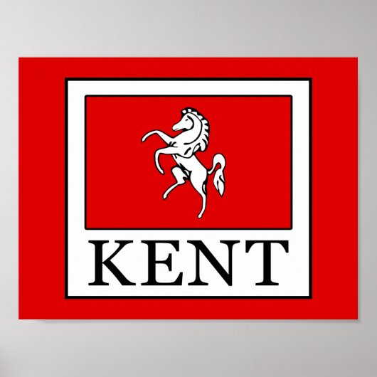 Kent County Engeland Poster (Voorkant)