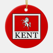 Kent County England Keramisch Ornament (Voorkant)